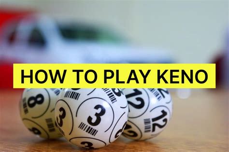 how to play keno michigan|how to play keno and win.